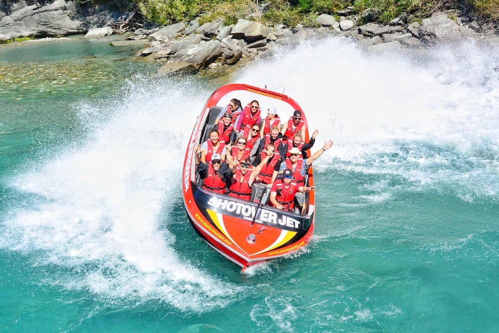 The Shotover River Jet in Queenstown