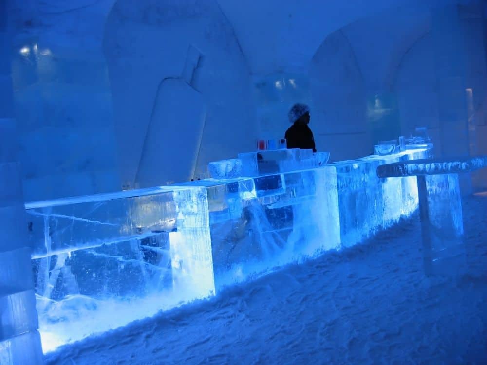 Enjoy a cold cocktail at Queenstowns Ice Bar