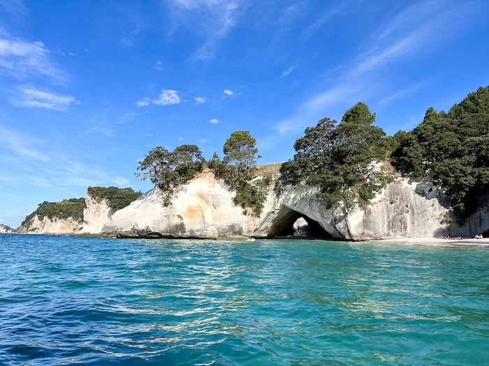World famous Cathedral Cove, best of the Coromandel Beaches