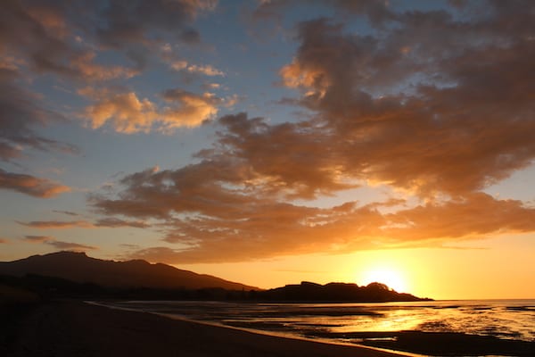 Cruisng down the harbour at sunset is a great thing to do in Raglan