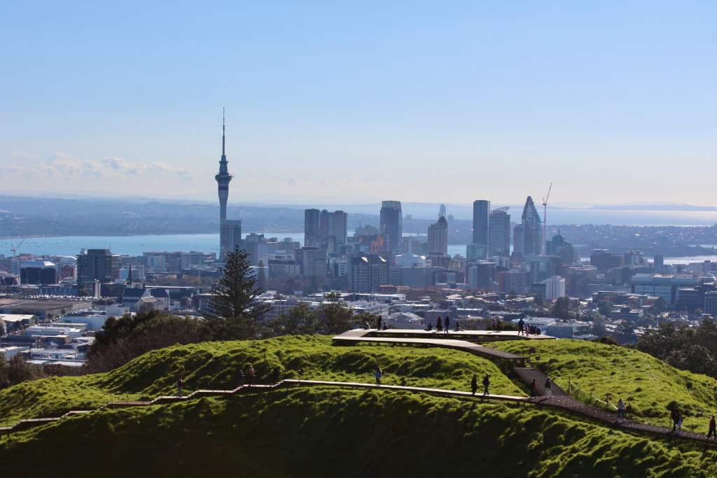 View of Auckland City and the Sky Tower