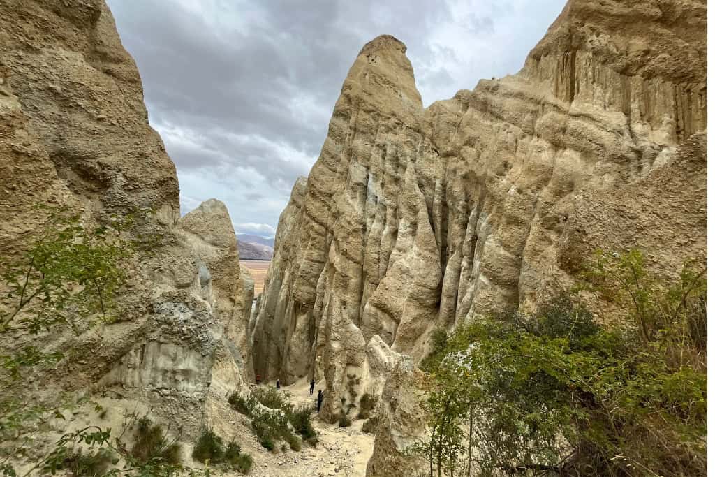 The Clay cliffs of Omarama, only a short drive from Tekapo.